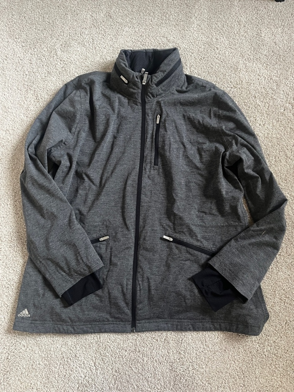 adidas | Women’s Charcoal Full-Zip Performance Jacket
